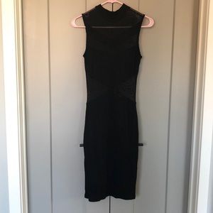 Black cut out dress